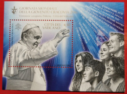 VATICANO  2016 GIORNATA DELLA GIOVENTU' - Unused Stamps