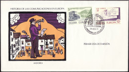 Europa CEPT 1979 Andorre Espagnol - Andorra FDC5 Y&T N°116 à 117 - Michel N°123 à 124 - 1979