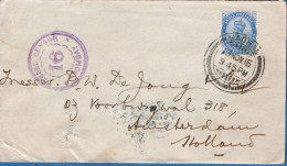 British India Letter Dated Madras 19 Nov, 15.Bombay Censor Label, To Amsterdam, Dec 19, 15, 2311.1006 - 1911-35 King George V