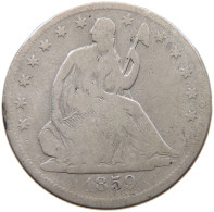 UNITED STATES OF AMERICA HALF DOLLAR 1859 S SEATED LIBERTY #t140 0477 - 1839-1891: Seated Liberty (Liberté Assise)