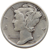 UNITED STATES OF AMERICA DIME 1939 MERCURY #a069 0287 - 1916-1945: Mercury (Mercure)