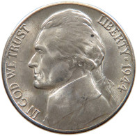 UNITED STATES OF AMERICA NICKEL 1944 S JEFFERSON #t140 0499 - 1938-…: Jefferson