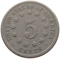 UNITED STATES OF AMERICA NICKEL 1873 SHIELD #t143 0351 - 1866-83: Shield (Écusson)