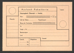 Children POST / KINDER Post -  STATIONERY POSTCARD FORM - AUSTRIA  / PACKET PARCEL Post / Foreign Country - Omslagen