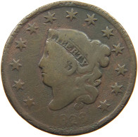 UNITED STATES OF AMERICA LARGE CENT 1826 CORONET HEAD #t141 0291 - 1816-1839: Coronet Head