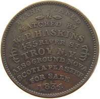 UNITED STATES OF AMERICA TOKEN 1834 ATTLEBORO PLANTING MACHINE #c062 0381 - Autres & Non Classés