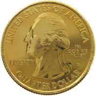 UNITED STATES OF AMERICA QUARTER 2010 D GOLD PLATED #a094 0503 - Sin Clasificación