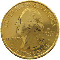 UNITED STATES OF AMERICA QUARTER 2010 D GOLD PLATED #a094 0503 - Non Classificati