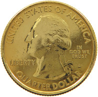 UNITED STATES OF AMERICA QUARTER 2010 D GOLD PLATED #a094 0505 - Zonder Classificatie