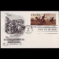 U.S.A. 1981 - Samped Card-Cowpens Battle - Covers & Documents