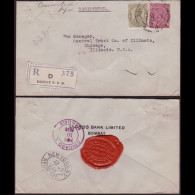 INDIA 1930 - Cover Used-110 And 116 KGV - Brieven En Documenten