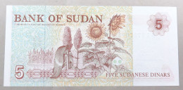 Sudan 5 Dinars 1993  #alb052 1009 - Sudan