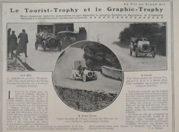 1907 COURSE AUTOMOBILE - LE TOURIST = TROPHY ET LE GRAPHIC = TROPHY - PNEUMATIQUE CONTINENTAL ET DUNLOP - Livres