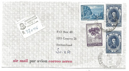 279 - 22 - Enveloppe Recommandée Envoyée De Rosales En Suisse 1967 - Léger Pli Vertical - Briefe U. Dokumente