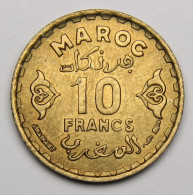 Maroc, Protectorat Français, 10 Francs 1952 (1371), Bronze-aluminium - Morocco