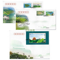 2022-10 CHINA  DONG TING LAKE FDC 3V SET - 2020-…