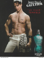 Publicité Papier - Advertising Paper - Le Male De Jean Paul Gaultier - Publicités Parfum (journaux)