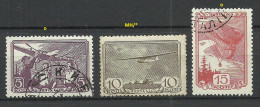 RUSSLAND RUSSIA 1938 Michel 637 - 639 */o - Autres & Non Classés