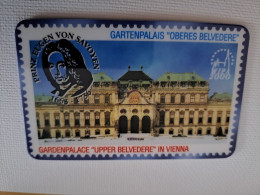 GREAT BRITAIN /20 UNITS / VIENNA/ GARTENPALAIS/ BELVEDERE / STAMPS ON CARD / (date 05/00) PREPAID CARD / MINT  **15756** - Collections