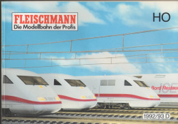 CATALOGUE DE TRAIN FLEISCHMANN DE 1992 / 1993 EN ALLEMAND DE 139 PAGES ETAT NEUF - Other & Unclassified