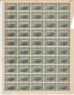 Congo Belge Ocb Nr: 54 ** MNH (zie Scan) IV + D2, 24 Timbres Gomme Abimé - Feuilles Complètes