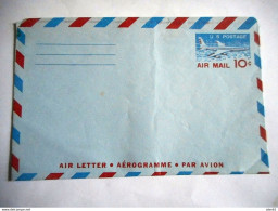 AEROGRAMME AIR MAIL 10 C - Autres & Non Classés