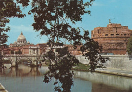 N3612 Roma - Ponte E Castel Sant'Angelo - Panorama / Non Viaggiata - Castel Sant'Angelo