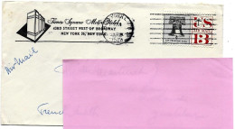 Enveloppe NEW YORK 1964 - Cartas & Documentos