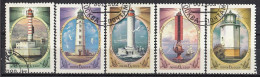 USSR 5239-5243,used,lighthouses - Used Stamps