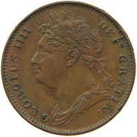 GREAT BRITAIN FARTHING 1823 GEORGE IV. (1820-1830) #t107 0149 - B. 1 Farthing