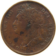 GREAT BRITAIN FARTHING 1821 GEORGE IV. (1820-1830) #a058 0097 - B. 1 Farthing