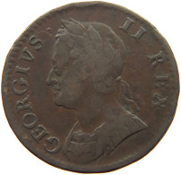 GREAT BRITAIN FARTHING 1754 George II. 1727-1760. #a002 0467 - A. 1 Farthing