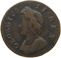 GREAT BRITAIN FARTHING 1733 George II. 1727-1760. #t149 0201 - A. 1 Farthing