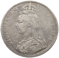 GREAT BRITAIN CROWN 1889 Victoria 1837-1901 #t077 0015 - M. 1 Crown