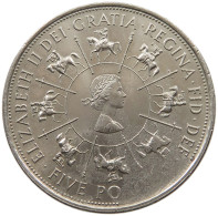 GREAT BRITAIN 5 POUNDS 1993 Elisabeth II. (1952-) MINTING ERROR WEAK STRUCK #s061 0221 - 5 Pounds