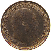 GREAT BRITAIN 1/3 FARTHING 1902 Edward VII., 1901 - 1910 #t107 0225 - A. 1/4 - 1/3 - 1/2 Farthing