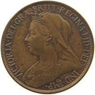 GREAT BRITAIN FARTHING 1901 Victoria 1837-1901 #c006 0197 - B. 1 Farthing