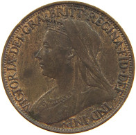 GREAT BRITAIN FARTHING 1901 Victoria 1837-1901 #a011 1005 - B. 1 Farthing