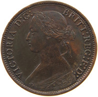 GREAT BRITAIN FARTHING 1873 Victoria 1837-1901 #s080 0199 - B. 1 Farthing