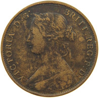 GREAT BRITAIN HALFPENNY 1862 Victoria 1837-1901 #c006 0539 - C. 1/2 Penny