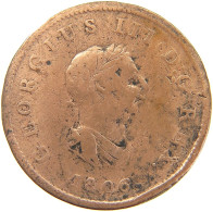 GREAT BRITAIN HALFPENNY 1806 GEORGE III. 1760-1820 #a084 0209 - B. 1/2 Penny
