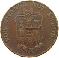GREAT BRITAIN HALFPENNY 1794 GEORGE III. 1760-1820 KENT #s075 0697 - B. 1/2 Penny