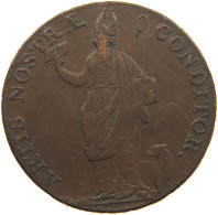 GREAT BRITAIN HALFPENNY 1791 GEORGE III. 1760-1820 LEEDS #t137 0539 - B. 1/2 Penny