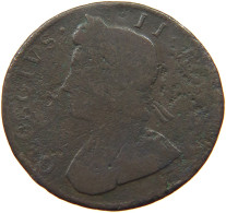 GREAT BRITAIN HALFPENNY 1743 George II. 1727-1760. #a009 0255 - B. 1/2 Penny