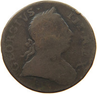 GREAT BRITAIN HALFPENNY 1772 GEORGE III. 1760-1820 #c079 0589 - B. 1/2 Penny