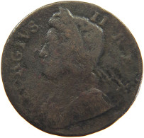 GREAT BRITAIN HALFPENNY 1738 George II. 1727-1760. #t155 0203 - B. 1/2 Penny