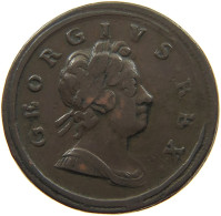 GREAT BRITAIN HALFPENNY 1718 George I. (1714-1727) #t149 0163 - B. 1/2 Penny