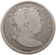 GREAT BRITAIN HALFCROWN 1816 GEORGE III. 1760-1820 #t094 0141 - I. 1/2 Crown