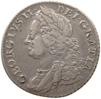 GREAT BRITAIN SHILLING 1758 George II. 1727-1760. #t077 0285 - H. 1 Shilling