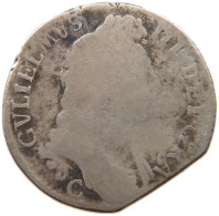 GREAT BRITAIN SHILLING 1696 C WILLIAM III. (1694-1702) #t123 0387 - H. 1 Shilling